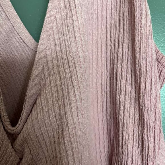 Free People Lyla Midi Dress in Smoked Pink - Picture 3 of 3